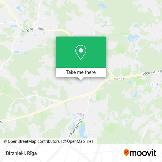 Birznieki map