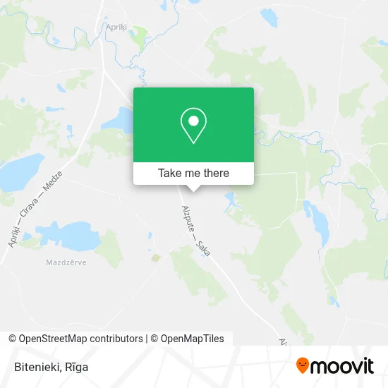 Bitenieki map