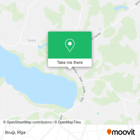 Bruģi map