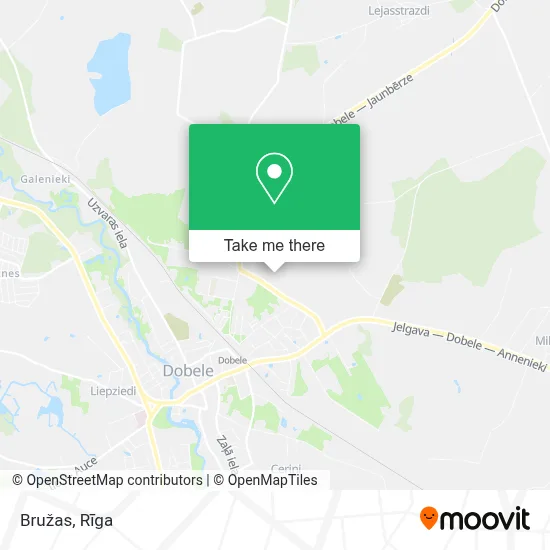 Bružas map