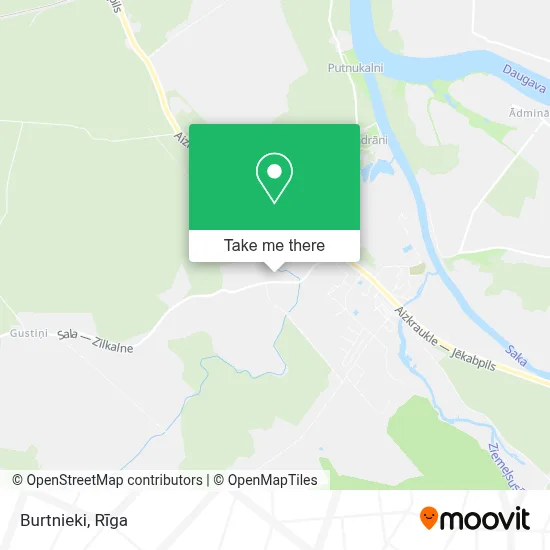 Burtnieki map