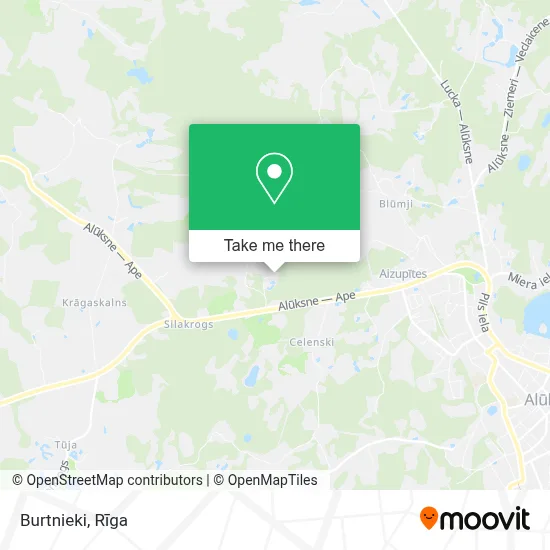 Burtnieki map