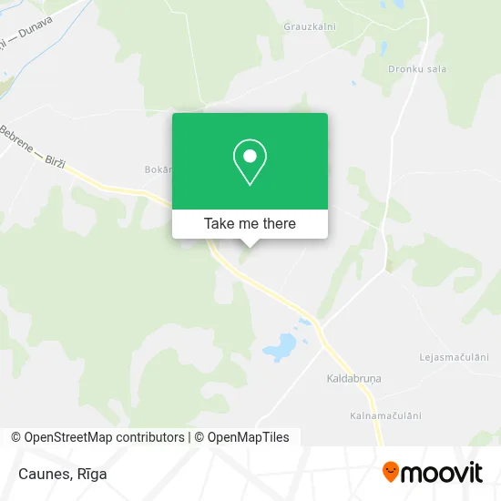 Caunes map