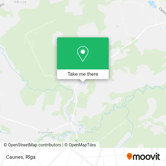 Caunes map
