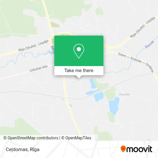 Ceļdomas map