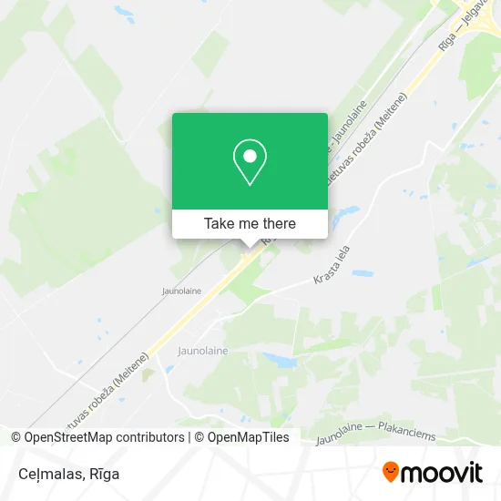 Ceļmalas map