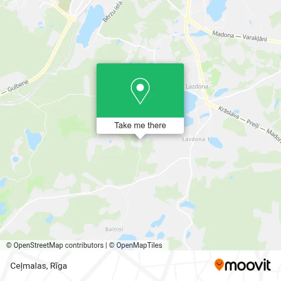 Ceļmalas map