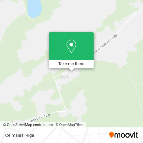 Ceļmalas map