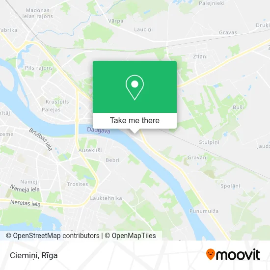 Ciemiņi map