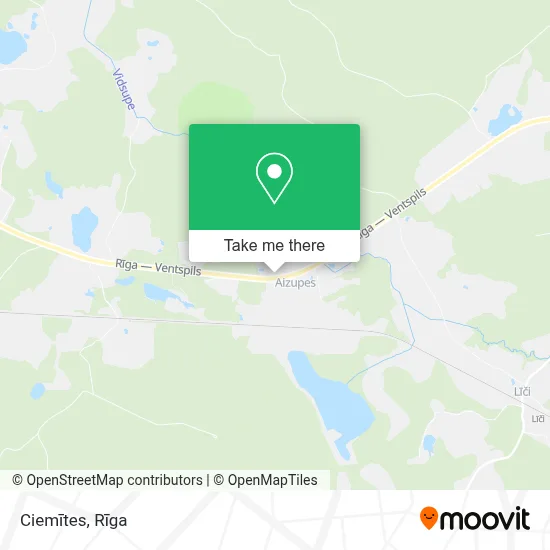Ciemītes map