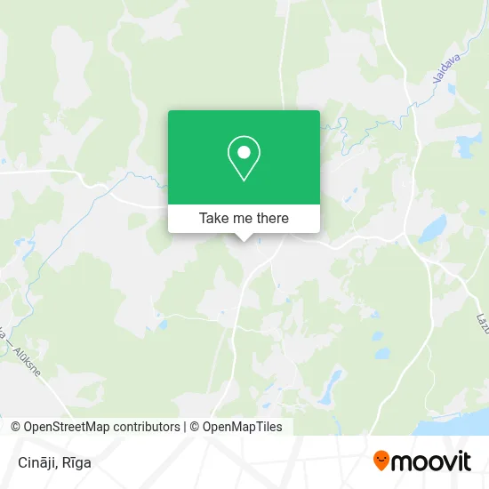 Cināji map