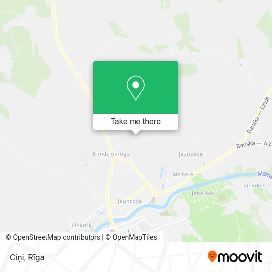 Ciņi map