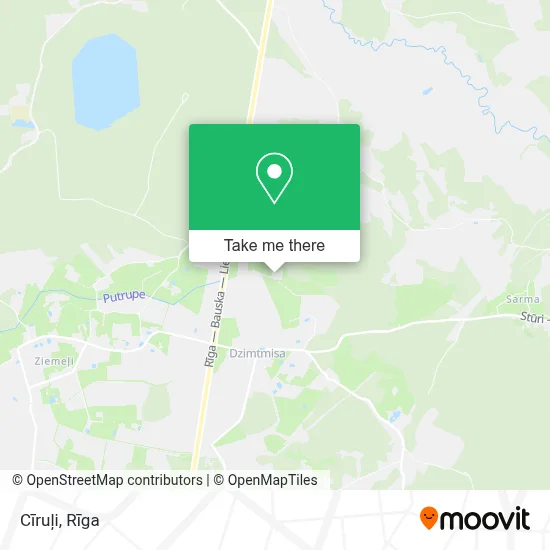 Cīruļi map