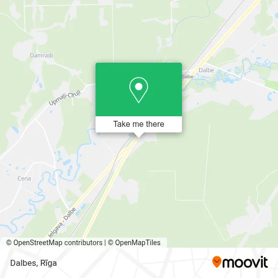 Dalbes map