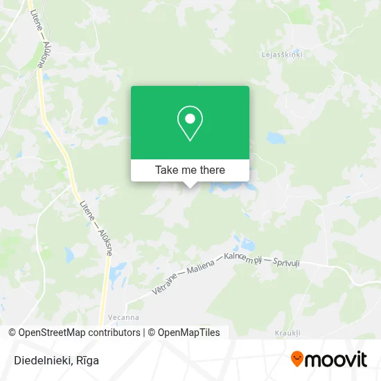 Diedelnieki map