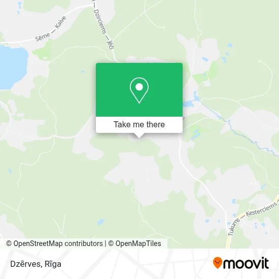 Dzērves map