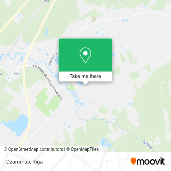 Džammas map
