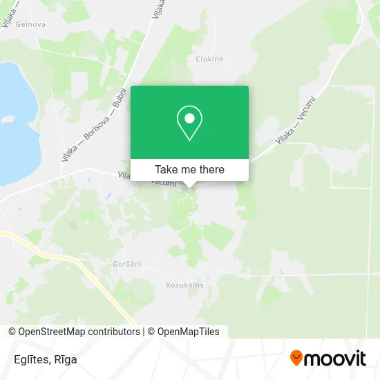 Eglītes map