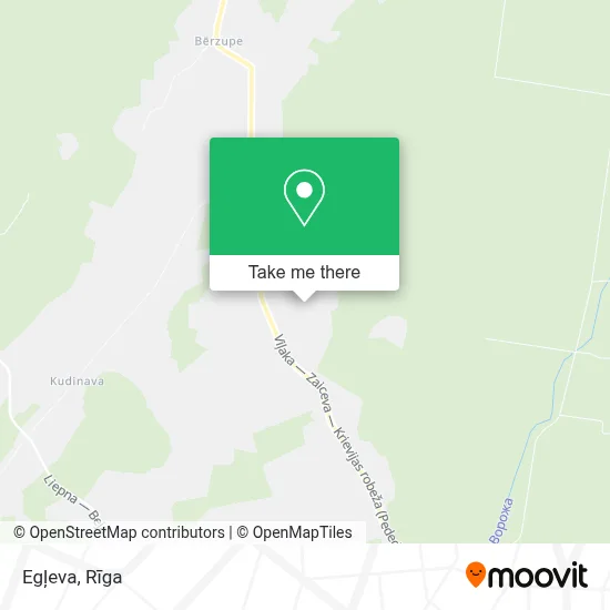 Egļeva map