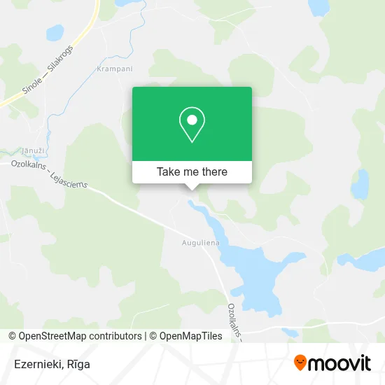 Ezernieki map