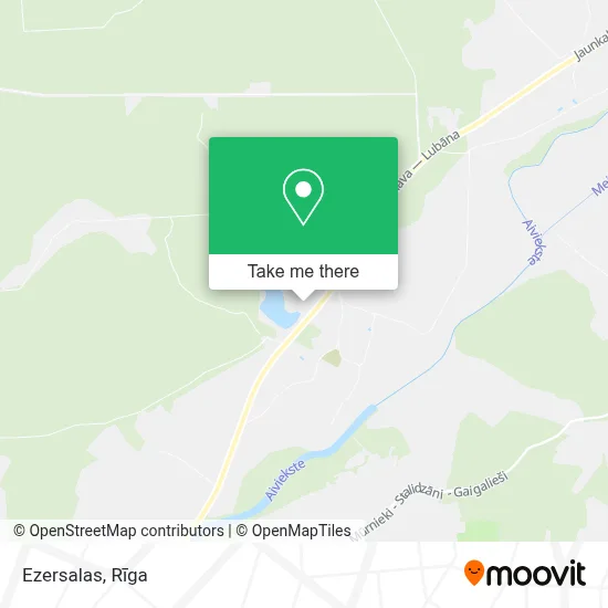 Ezersalas map