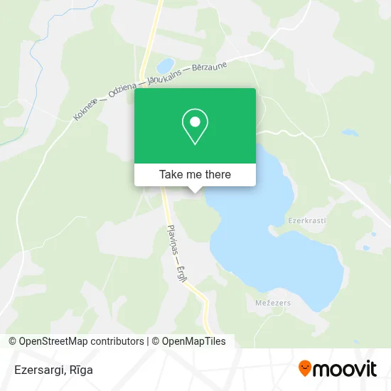 Ezersargi map