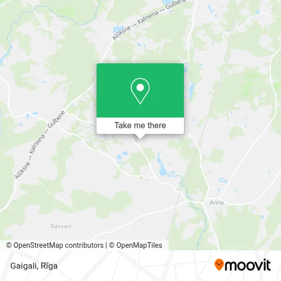 Gaigali map