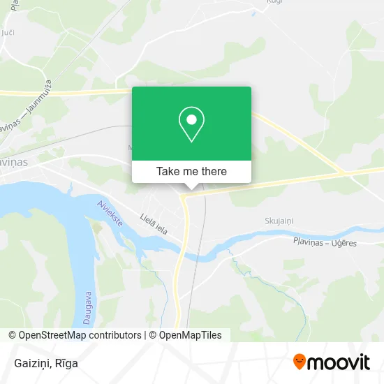 Gaiziņi map