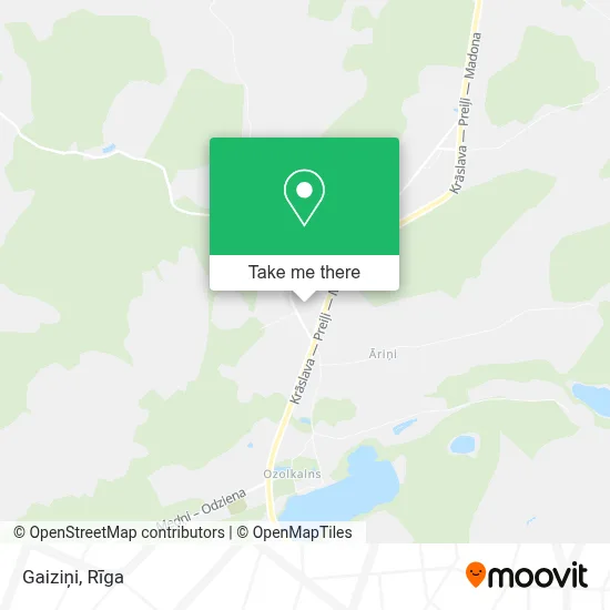 Gaiziņi map