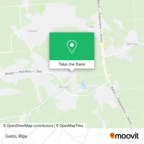 Galiņi map