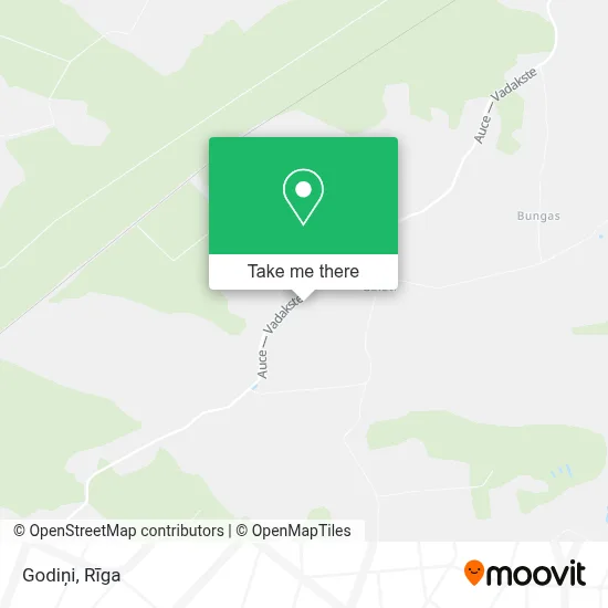 Godiņi map