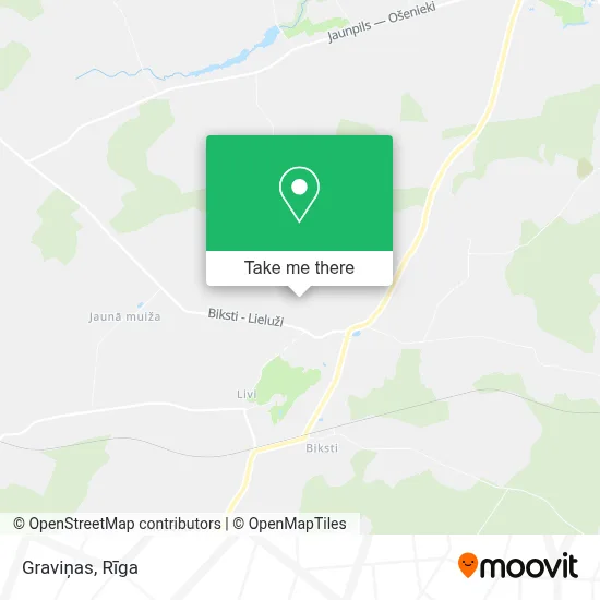Graviņas map