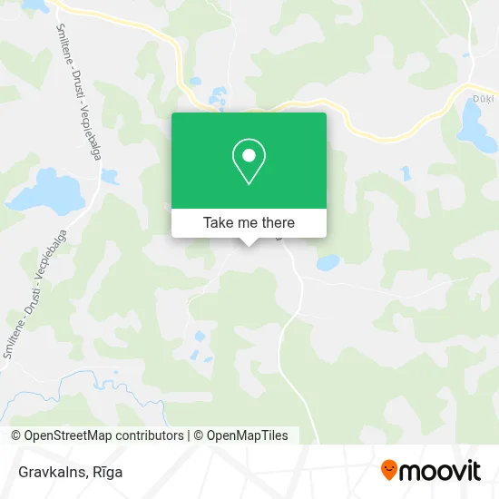 Gravkalns map