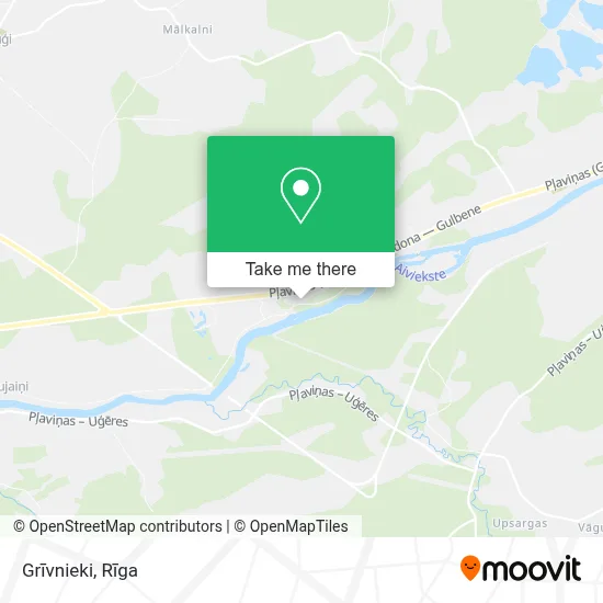 Grīvnieki map