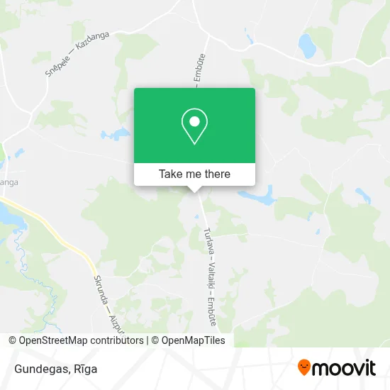 Gundegas map