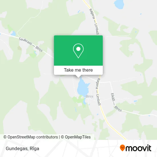 Gundegas map