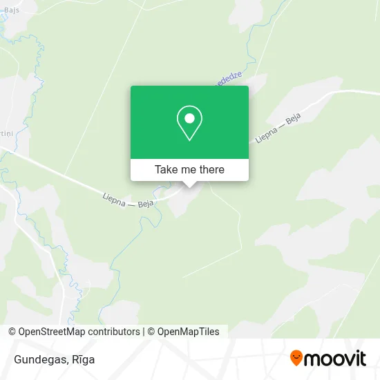 Gundegas map