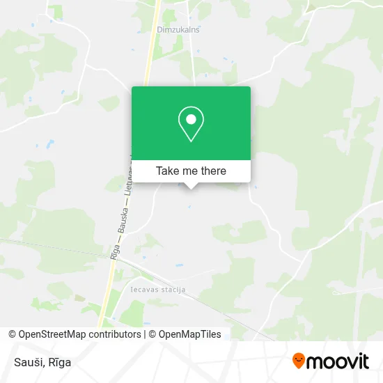 Sauši map
