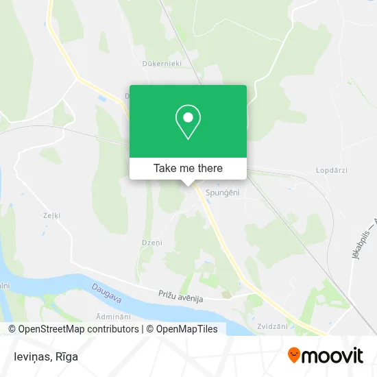Ieviņas map