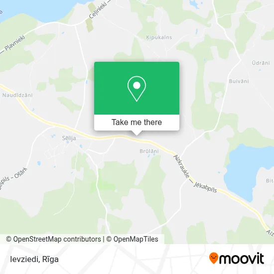 Ievziedi map