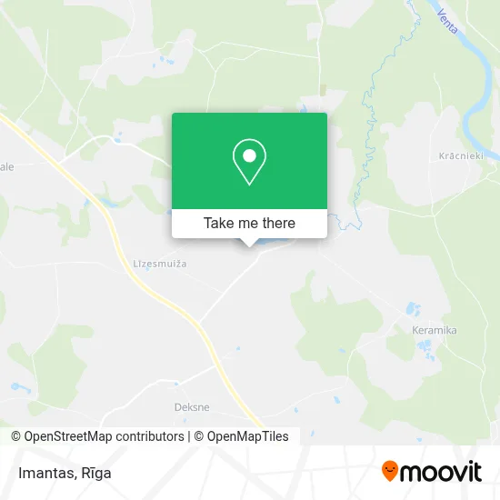 Imantas map