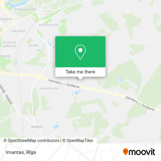 Imantas map