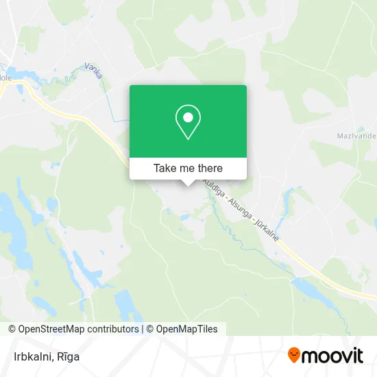 Irbkalni map