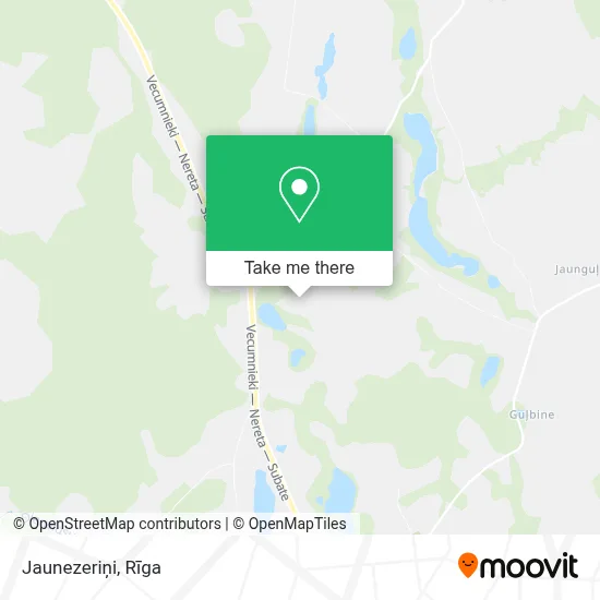 Jaunezeriņi map