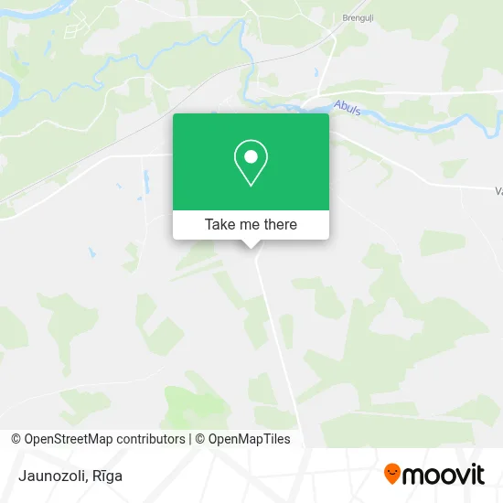 Jaunozoli map