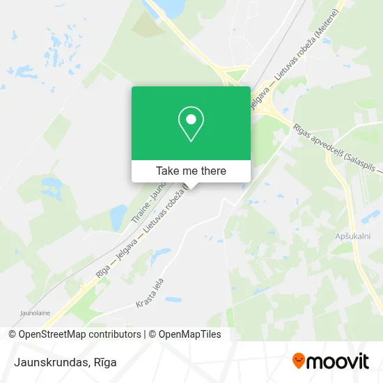 Jaunskrundas map