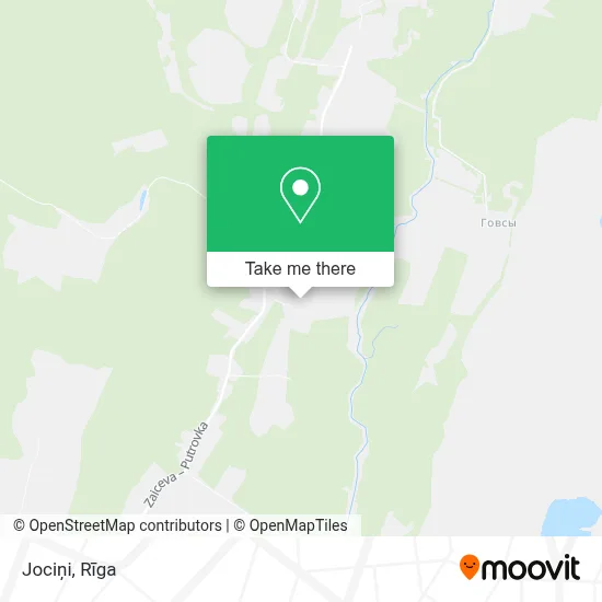 Jociņi map