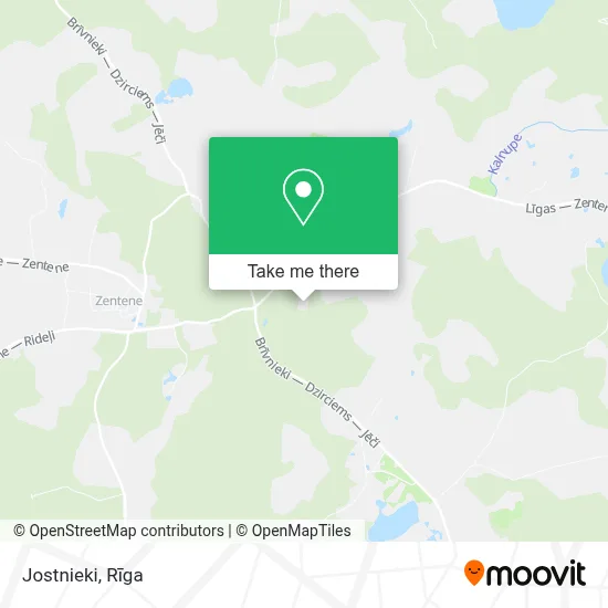 Jostnieki map