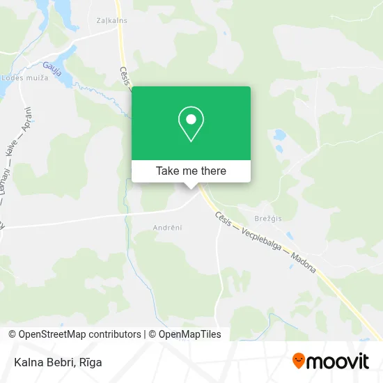 Kalna Bebri map