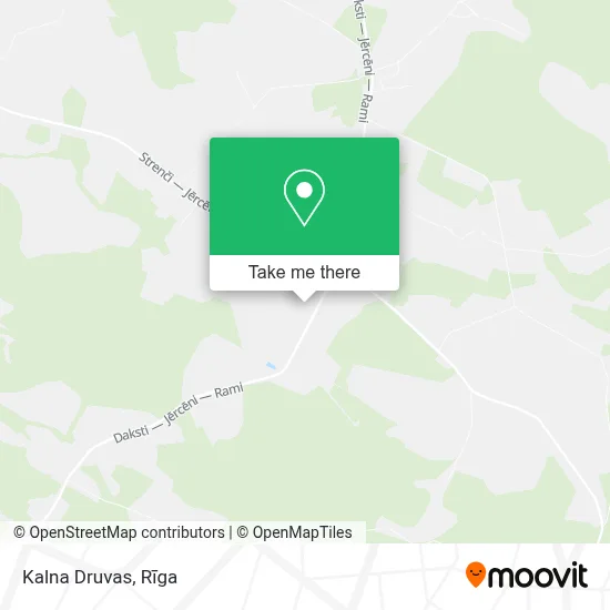 Kalna Druvas map